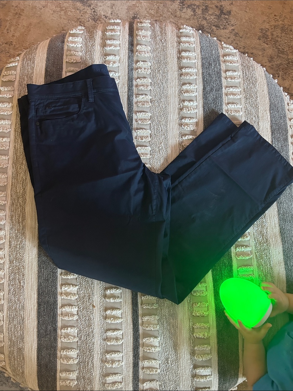 Weatherproof Navy Stretch Chino Pants